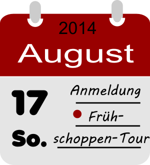 Anmeldung Frühschoppen-Tour