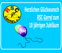 19.07.14 RSC Thüle gratuliert den RSC Garrel