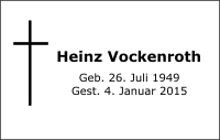 Heinz Vockenroth